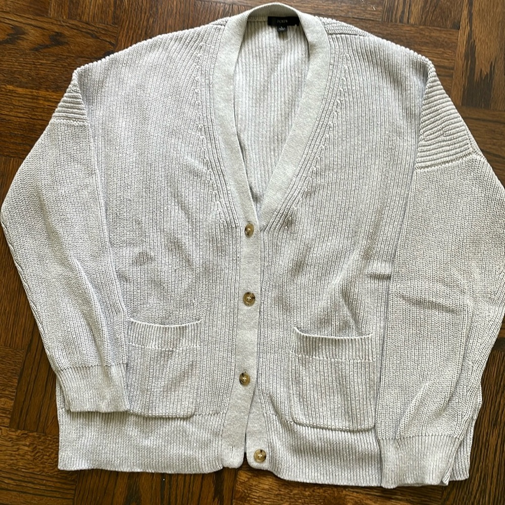 Jcrew oversized cardigan